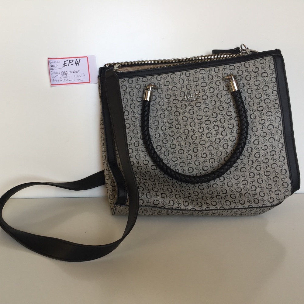 GUESS SHOULDER BAG 12X10.5X 3.5 "